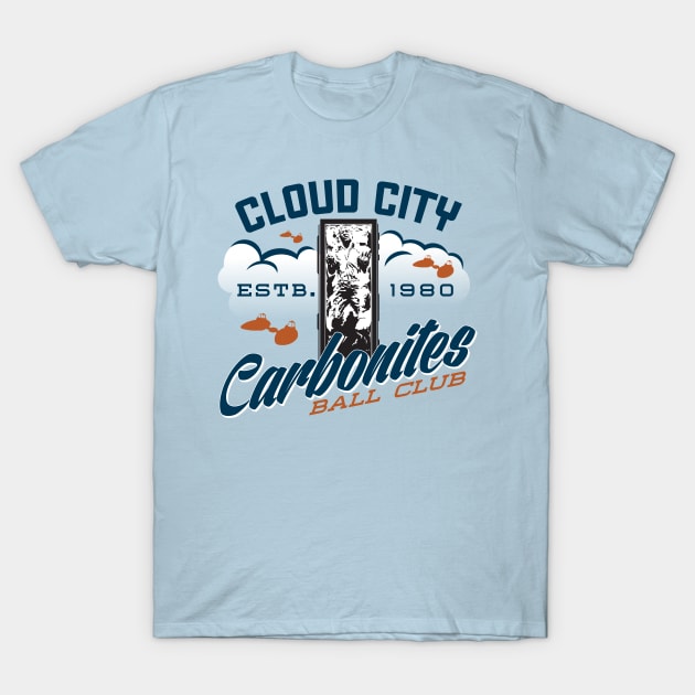 Cloud City Carbonites T-Shirt by MindsparkCreative